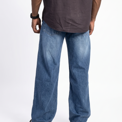Classic Blue Stonewash Baggy Jeans